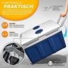 Afbeelding van Tillvex Elektrische Koelbox 40L met Wieltjes, 230V/12V, voor Auto en Camping, Koelt en Verwarmt