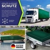 Afbeelding van tillvex® Afdekzeil met ringen, 10 spanrubbers, 15 m touw, waterdicht en scheurvast, premium pvc