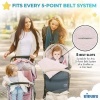 Afbeelding van KIDUKU Wintervoetenzak voor kinderwagen, wasbaar, grijs, 95x50 cm, met ritssluiting en tas