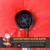 Afbeelding van HOMCOM Zelfopblaasbare Kerstman met ventilator en LED-verlichting
