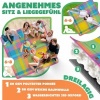 Afbeelding van KESSER® Picknickdeken, campingdeken, 200 x 200 cm, stranddeken met waterdichte onderkant, drielaags,