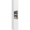 Afbeelding van Homcom Badkamerkast - Spaanplaat - 34,6L x 30B x 180,5H cm - Wit