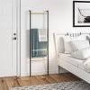 Afbeelding van HOMCOM Handdoekladder, 49 x 167,5 cm, ruimtebesparende handdoekhouder met 4 stangen, zwart