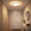 Afbeelding van Briloner Leuchten - LED-plafondlamp met achtergrondverlichting, 22W, 3000 lumen, aluminium/wit
