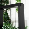 Afbeelding van Outsunny Muurplantenbak met Trellis, Massief Hout, 90 x 45 x 170 cm, Zwart