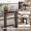 Afbeelding van HOMCOM Bijzettafelset met Stalen Frame 839-608V00