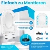 Afbeelding van KESSER® WC-bril met Soft Close en Quick-Release - Duroplast - Wit / D-Vorm
