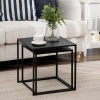 Afbeelding van HOMCOM Salontafelset met Stalen Frame 839-563V00