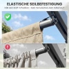 Afbeelding van Outsunny Vervangend Polyester Dak Beige