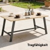 Afbeelding van Outsunny Salontafel van Metaal - 100 x 55 x 45 cm - Bruin