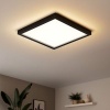 Afbeelding van Briloner Leuchten - LED-plafondlamp met achtergrondverlichting, 22W, 3000 lumen, wit-zwart