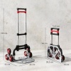 Afbeelding van HOMCOM trappenklimmer - steekwagen - aluminium/metaal/kunststof