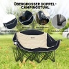 Afbeelding van Outsunny Campingstoel van metaal en Oxfordstof, Khaki