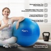 Afbeelding van KM-Fit gymnastiekbal 75cm | trainingsbal met luchtpomp | blauw BPA-vrij voor fitness en yoga