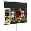 Afbeelding van HOMCOM 80 inch Projectiescherm 16:9 voor muur en plafond - Wit Filmdoek