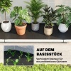 Afbeelding van Outsunny Kas-PE, glasvezel 200L x 80B x 164H cm - Groen