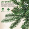 Afbeelding van HOMCOM Kunststof Kerstboom 60L x 60B x 180H cm Groen met Metaal
