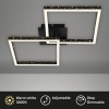 Afbeelding van Briloner FRAME - Wand- en plafondlamp - Glittereffect met lasergatoptiek - Dimbaar en zwenkbaar