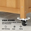 Afbeelding van Outsunny Multifunctionele Tuinbak van Sparrenhout en Staal - 72L x 36B x 168H cm - Bruin