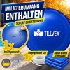 Afbeelding van tillvex® Winter Zwembadkussen XXL Ø 400 cm blauw met touw & reparatiekit