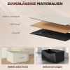 Afbeelding van HOMCOM Stoffen Ladekast - Vliesstof, Staal - 86L x 30B x 94,5H cm - Beige