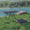 Afbeelding van Outsunny - Campingtafel - Metaal en Aluminium - Zwart