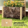 Afbeelding van Outsunny Multifunctionele Tuinbak van Grenenhout - 60L x 39B x 120H cm - Natuurlijk Hout