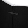 Afbeelding van HOMCOM hoofdeinde van populierenhout met grijze polyester bekleding 185 x 8 x 134 cm