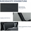 Afbeelding van Outsunny Ligbed van staal, ademend mesh, zwart