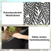 Afbeelding van Outsunny Multifunctionele Tuinbak - Metaal - 61L x 23B x 113H cm - Zwart