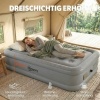 Afbeelding van Outsunny Luchtmatras - Kunststof - 190 x 97 x 39 cm - Grijs