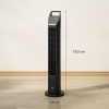 Afbeelding van HOMCOM Torenventilator van ABS Zwart