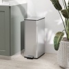 Afbeelding van HOMCOM 20L Soft-Close Pedaalemmer - Prullenbak - Vuilnisbak - Zilver