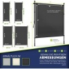 Afbeelding van Tillvex verticale zonwering, 150 x 310 cm, antraciet, met handslinger, zonder boren