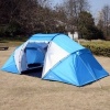 Afbeelding van Outsunny Tent Taft, Fiberglas L430 x B240 x H170cm - Blauw