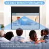 Afbeelding van HOMCOM 80 inch Projectiescherm 16:9 voor muur en plafond - Wit Filmdoek