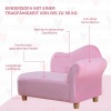 Afbeelding van HOMCOM Mini Kinderbank Roze Babyfauteuil Sofa L80 x B40 x H49 cm
