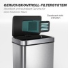 Afbeelding van HOMCOM Sensorafvalbak RVS 39L x 27B x 66H cm Zilver