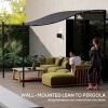 Afbeelding van Outsunny Metalen Tuinpaviljoen, Donkergrijs Polyester