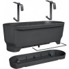 Afbeelding van Elho Greenville Easy Balkonbak 52 - 100% Gerecycled Plastic - Living zwart