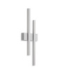 Afbeelding van Telefunken - LED buitenwandlamp met 2 lampen, 8W, 780 lumen, IP44, zilver, 470x155x42mm