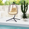 Afbeelding van Outsunny Zitkussen van Polyester, Schuim - 120L x 100B x 8T cm - Beige