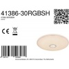 Afbeelding van Globo Connor Plafonnière - Wit Metaal - Ø 50cm - LED