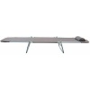 Afbeelding van Outsunny Inklapbaar Ligbed met Kussen en 5 Posities - Bruin Tuinligbed