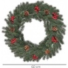 Afbeelding van HOMCOM Kerstkrans PE Ø60 x 8T cm Groen