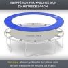 Afbeelding van HOMCOM Vervangend trampoline beschermkussen Ø 244 cm, UV-bestendig en scheurvast, blauw