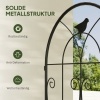 Afbeelding van Outsunny Metalen Rankgitter 50L x 1,3B x 120H cm - Zwart