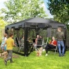 Afbeelding van Outsunny Paviljoen met netwanden en stevige verbindingen 84C-022V03