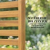 Afbeelding van Outsunny Buiten privacy scherm - Dennenhout - 80L x 40B x 170H cm - Bruin