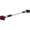 Afbeelding van SPORTNOW optrekstang - roestvrij staal en kunststof - 124x10x7cm - zwart